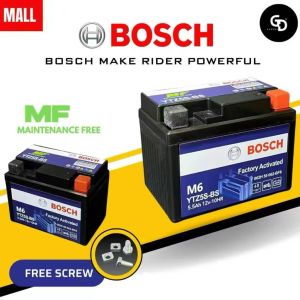 READY STOCK YTZ5 YTZ5S / YTZ4 YB4L-BS BATTERY GEL BOSCH LC135 V2 V3 V4 V6 V7 SRL115 NOUVOLC EGOS Y15ZR V2 V1 WAVE125 DASH FUTURE YUASA 12V 5.5AH HONDA FAME EX5 -K DREAM -K EX5110 FI EX5 CLASS 1 -K WAVE100 -K WAVE100R WAVE110 DASH110 DASH110 NEW