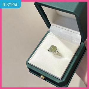 JCSYFAC Cổ Điển Nhân Tạo Ngọc Vuông Vòng Mùa Thu Mùa Đông Trung Quốc Phong Cách Pha Lê Hình Học Vòng Tay Cho Phụ Nữ Đồ Trang Sức Thời Trang