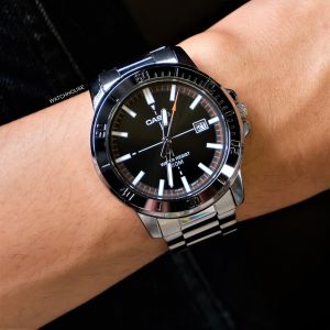 นาฬิกาผู้ชาย Casio รุ่น MTP-VD01D-1E2V คาสิโอ