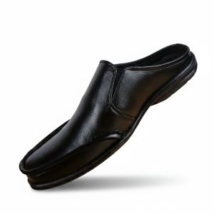 Sandal Sepatu Selop Pria Kulit Rasheda GR 44 Tutong Bustong Big Size