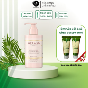 [Phiên Bản Luxury] Kem Body Dưỡng Trắng Weilaiya Ban Ngày 200g Sữa Dưỡng Thể Trắng Da Đêm 200ml
