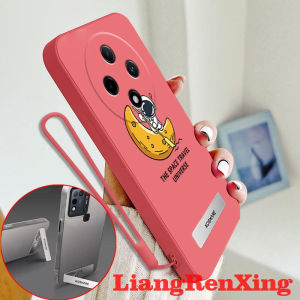 Casing OPPO Reno 12f reno12 F reno 12 f 5g 2024 phone case Softcas Silicone Protector Smooth shockproof Bumper Cover new design astronaut with holder aesthetic YTXJCB01