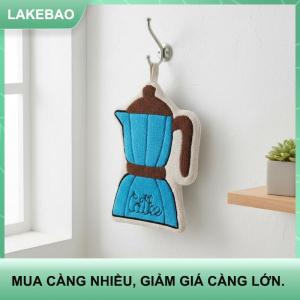 【LAKEBAO】 Khăn lau cà phê siêu nhẹ có thể treo được. Khăn tắm nhanh khô cho nhà bếp và phòng tắm quà tặng Ngày Valentine phúc lợi nhân viên