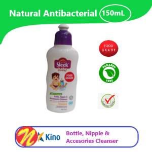 Sleek Baby Bottle Nipple & Accesories Cleanser 150 mL Pembersih Botol Dot Dan Perlengkapan Bayi