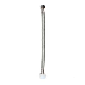 Toilet Water Connectors Hose 3/8inch to 1/2inch Stainless Steel Toilet Water Supply Line Braided Toilet Connector