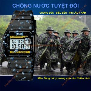 Đồng Hồ Điện Tử CAS|O Chống Sốc 9 Sx tại Thailand Chống Nước Tuyệt Đối Pin Lâu 7 Năm Đầy Đủ Chức Năng ch10