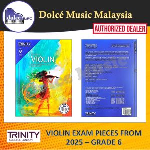 TRINITY – Violin Exam Pieces From 2025 Grade 6