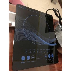 Bếp Từ Đơn PL Cảm Ứng Mặt Kính Cường Lực TẶNG KÈM NỒI Công Suất 2200W Có Chức Năng Hẹn Giờ Vuadienmay