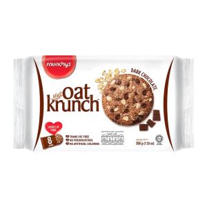 Munchys Oat Krunch Dark Chocolate Cookies 208G