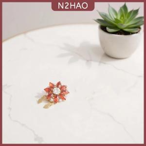 N2HAO Pha Lê Ngọc Trai Nút Bao Gồm Có Thể Tháo Rời Clip-On Áo Sơ Mi Áo Trang Trí Nút May Nút Cho Tự Làm Áo Cánh Quần Áo Phụ Nữ Người Đàn Ông