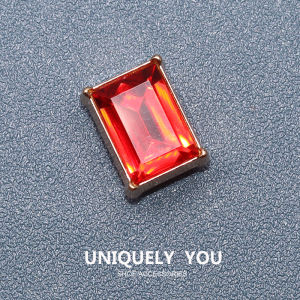 Metal jibbitz charm Shoe Buckle Shoe Accessories Ruby Alloy Cupid Fashion Decorative Buckle