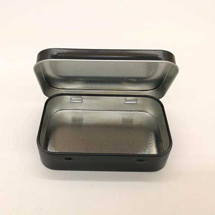 Lot De 3 Boîtes Métalliques RAW Black Metal - 11.5x6.5x2.5 Cm, Idéales Pour Rangement Bijoux Ou Accessoires