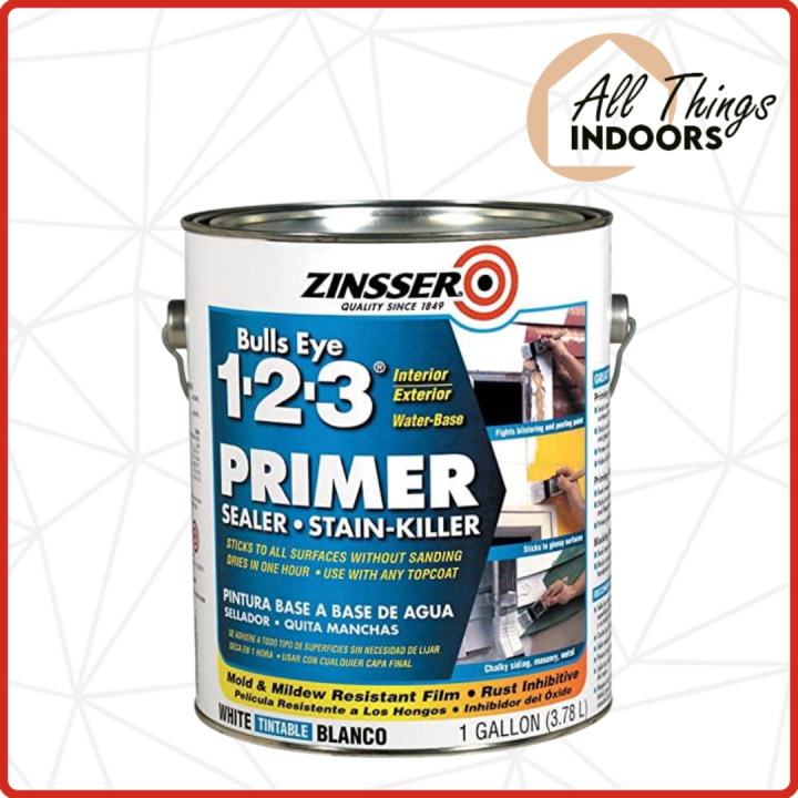 Zinsser Bulls Eye 123 Primer Sealer Stain Killer 02001 Lazada PH