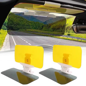 2in1 Car Sun Visor Car Folding Down Flip Anti-Glare Visor HD Mirror Visor Dazzling UV Blocker Adjustable Visor Board