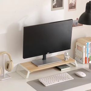Monitor Stand Universal USB&Wireless Charger Expansion Station Desktop Storage Rack Base