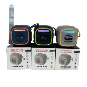 Speaker Bluetooth HY-132 Speaker Beatz Wireless Portable Audio Compatible With More Music 6 Vibrant RGB