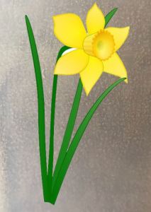 Hình in áo Sticker logo HOA TULIP-khuyến mãi -công nghệ in pet chuyển nhiệt- ủi trực tiếp lên vảiáo bằng bàn ủibàn là tại nhà rất đẹp-MAJESTIC.CLO