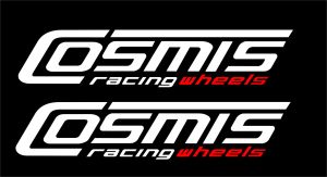 Cosmis racingwheels สติ๊กเกอร์ตัดเกรดpvcโกดักและเกรดสะท้อนแสง