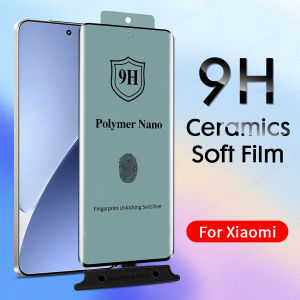 3D กระจกนิรภัยสำหรับเซรามิกแบบเต็มหน้าจอ Xiaomi 15 Mi 13 Ultra Redmi Note 14 Pro Plus 5G Redmi Note 13 Pro + Note14 ProPlus Note13 Pro+ ฟิล์มป้องกันหน้าจอแบบอ่อนนาโนโพลิเมอร์