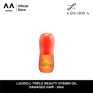 LUCIDO-L Hair Make Supplement Triple Beauty Vitamin Oil For Damaged Hair 50ml