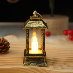 LED Candle Light Lantern with Hook Flameless Candle Home Decoration Mini Carry Lamp Electronic