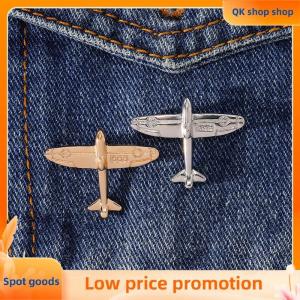 ✨QK shop✨ Simple Mini Airplane Brooch Pricked Horse Pin Badge Suit Shirt Accessory