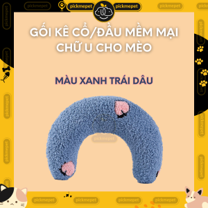 Gối Kê Cổ Gối Kê Đầu Chữ U Mềm Mại Thoải Mái cho Chó Mèo