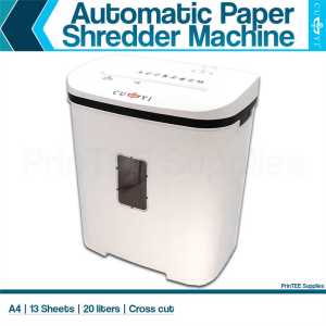 PrinTEE - CUYI 20L Automatic Paper Document Shredder A4 - 13 Sheets