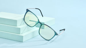 FONEX (Nylon Frame B Titanium Arm) Anti Blue Light Blocking Glasses Women Korean Style Bluelight Blocking Eyeglasses Men Malaysia Branded FAB010