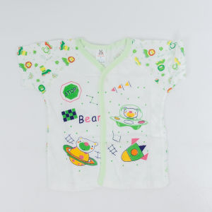 Rabbit kids ชุดเด็กทารกเด็กอ่อน แขนสั้นผ้าคอตตอน เนื้อผ้านุ่ม ไม่ระคายผิว สุ่มลายเลือกสีได้