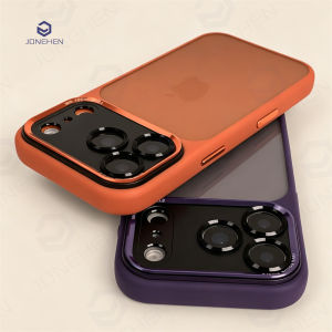 Luxury Hit Color Transparent Case For iPhone 17 16 Plus 15 14 13 18 Pro Max Clear Shockproof Silicone Bumper Alloy Lens Cover