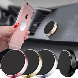 Magnetic Car Phone Holder Mini Alloy for Convenient GPS Suitable for Android and Apple Models Wall Bedside Table Mobile Holder