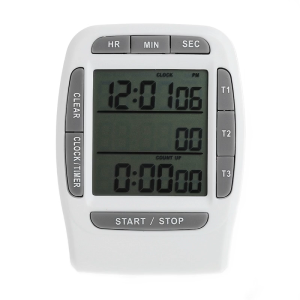 Digital LCD Multi-Channel Timer CountDown Laboratory 3 Channel Timers 99 Hours