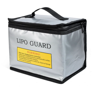 Tear Resistant Fireproof Pouch with Charging Access Port Secure Storage Solution for Lithium Batteries Home Office