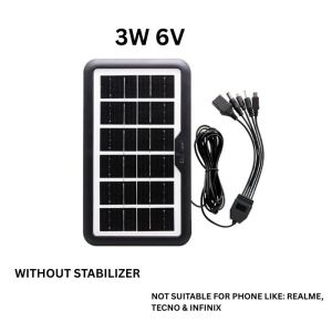 Solar Panel Charger USB Portable Waterproof Outdoor Camping Phone Power Bank with Cable