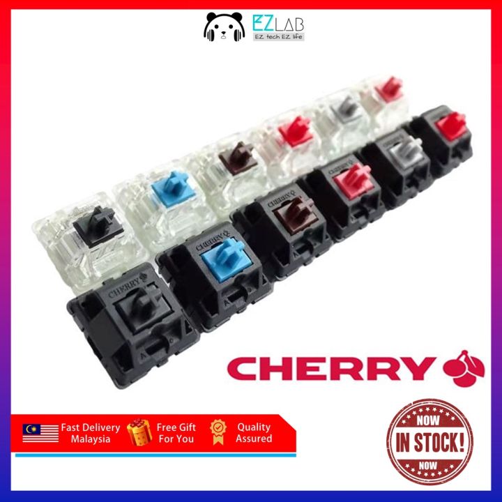 Cherry MX RGB 3 Pin Switch Blue Red Brown Authentic for Mechanical ...