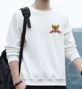 BISA COD / Baju Lengan Panjang Pria / Kaos Pria Wanita Garuda Indonesia Edisi 17 Agustus NKRI Harga Mati / Kaos Pria 17 Agustus