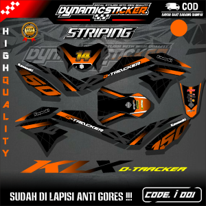 (COD) STICKER MOTOR KEREN STRIPING KAWASAKI DTRACKER150 SE Variasi Original-Sticker Variasi Kawasaki DTracker 001