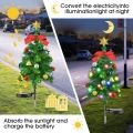 Solar Led Ground Lights Waterproof Color Changing Outdoor Pathway Garden Lawn Landscape Christmas Decor. 