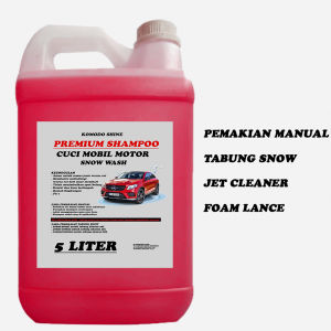 SHAMPOO WAX 5 LITER CUCI MOBIL MOTOR SNOW WASH WAX CAR