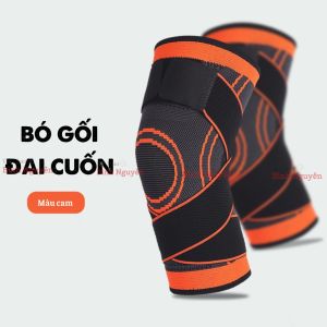 Bó gối có đai cuốn bảo vệ đầu gối thoáng khí đai quấn AL7720 tập gym đạp xe bóng rổ