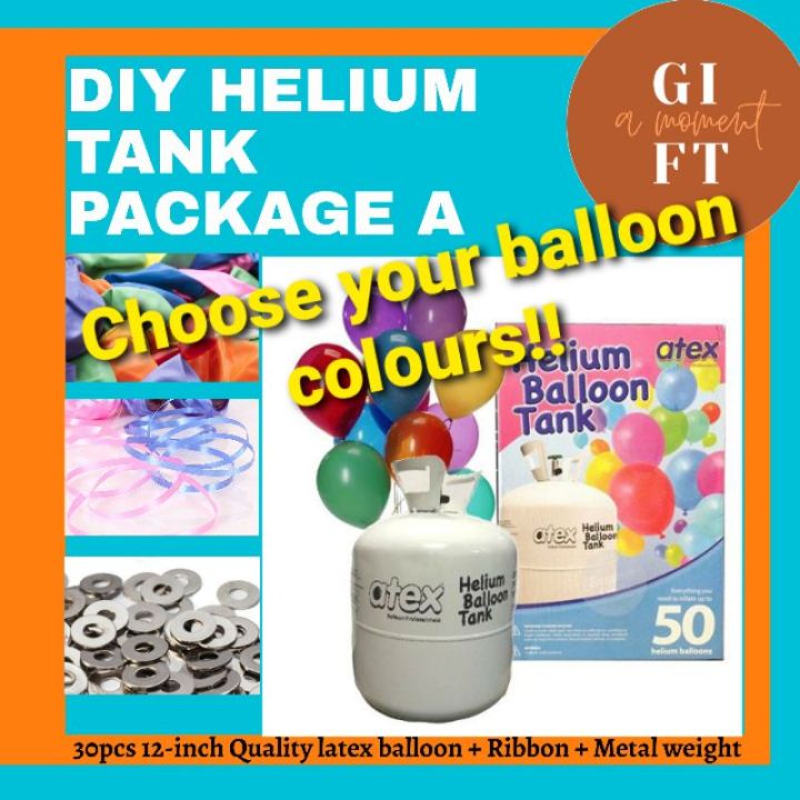【FREE BELON】DIY Tong Gas Helium Belon Balloon gas tank kit package