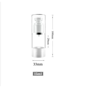 Vacuum Bottle Spray Bottle Portable Airless Pump Bottle Empty Cosmetic Lotion Serum Fine Mist Bottle 15/30/50/100ml