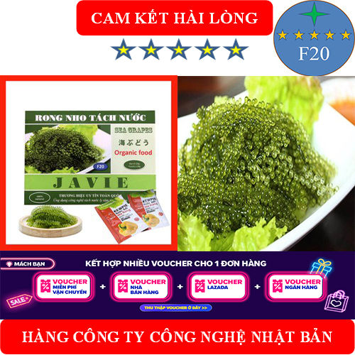 [100gr] Rong Nho Tách Nước tặng kèm 1 gói sốt mè. rong nho khô