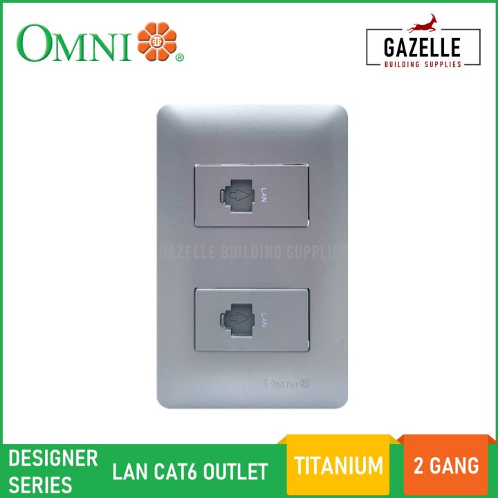 CE 1 x RJ45 Cat6 Module in a Singlegang Faceplate - Networking