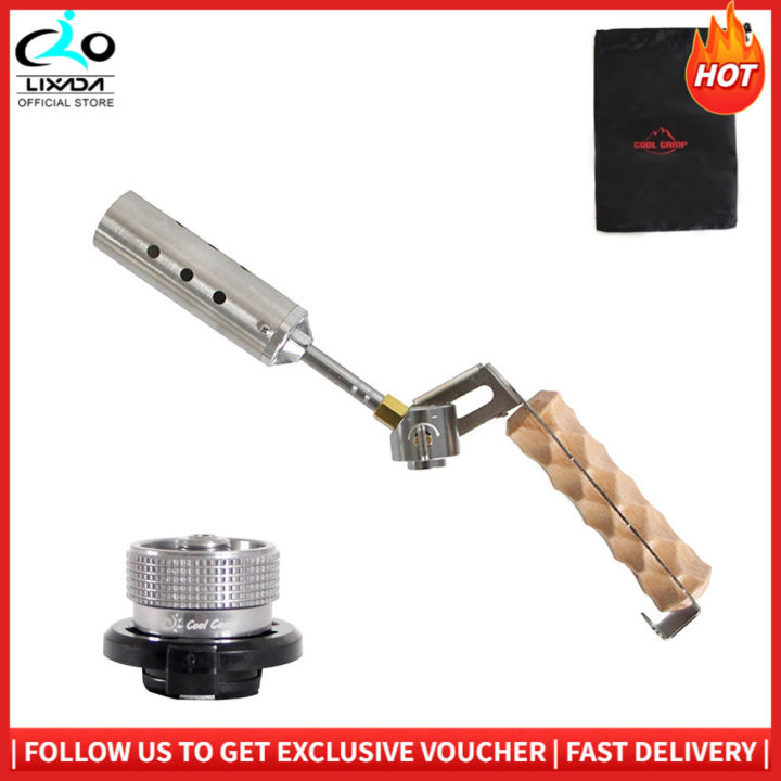 Lixada Ngọn Đuốc Lửa tay cầm bằng gỗ Bộ chuyển đổi bình Cháy Di Động ...