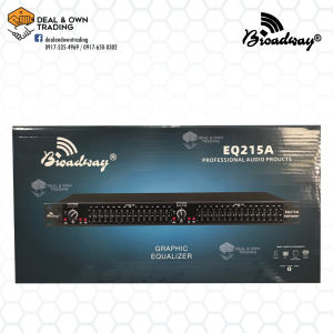 Broadway EQ-215A Dual Channel 15 Band Graphic Equalizer