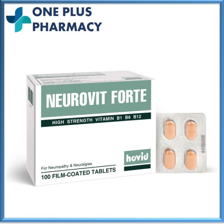 Hovid Neurovit Forte 100's (Vitamin B1 B6 B12) [EXP 11/2026] | Lazada