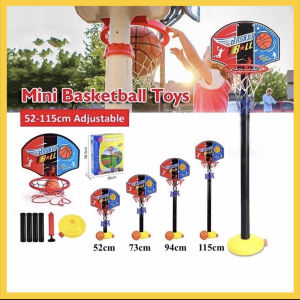[SG STOCKS] Kids Basketball Hoop Adjustable Height Stand Board for Indoor & Outdoor Sports Toys
