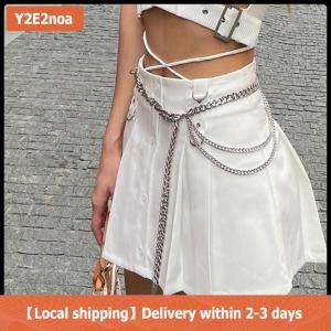 【Local shipping】 Multi Layer Metal Chain Belts for Women Waistbands Long Tassel Waist Chain Dress Jeans Belts Lady Waistband Belts Women Body Chain